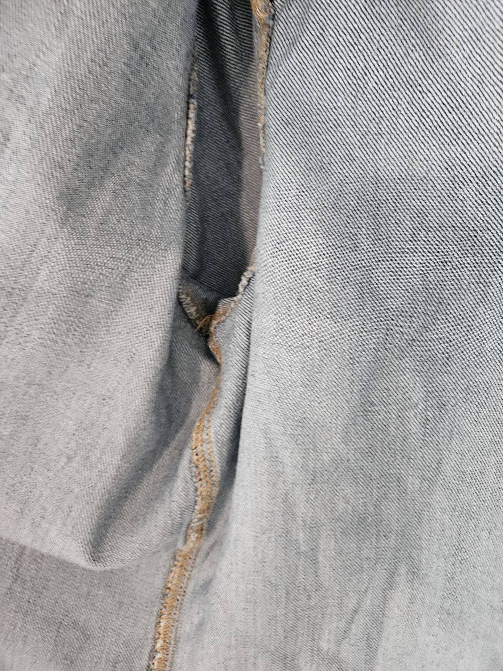 Relaxed Denim Shirt - Medium Wash - Picture 13 of 15